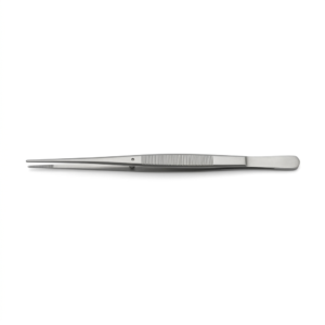 Dressing Forceps Serrated Straight Tip – Surgical Stainless Steel Forceps UDissecting Forceps are essential surgical instruments used for grasping, holding, and manipulating tissues during medical, dental, and laboratory procedures. Designed for precision and control, these forceps are ideal for both delicate and general tissue handling. Available in toothed and non-toothed variants, dissecting forceps provide versatility depending on the procedure. Toothed forceps offer a firm grip on tougher tissues, while non-toothed forceps are ideal for handling delicate tissues with minimal trauma. Manufactured from high-quality surgical-grade stainless steel, these forceps ensure durability, corrosion resistance, and long-lasting performance. Their ergonomic design allows for a comfortable grip and precise control during procedures. 🔑 Key Features