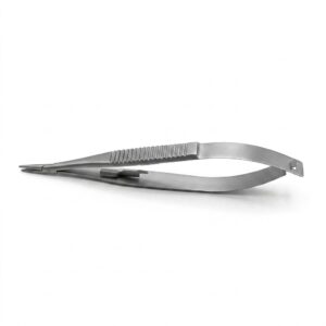 Micro scissors Dental Castroviejo Micro Scissors Surgical Suture Forceps CE Silver Straight 5 inche